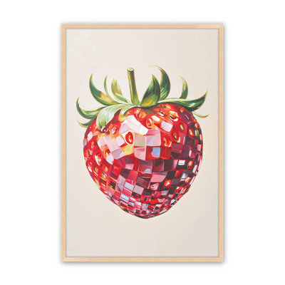 Imprimé disco fraise