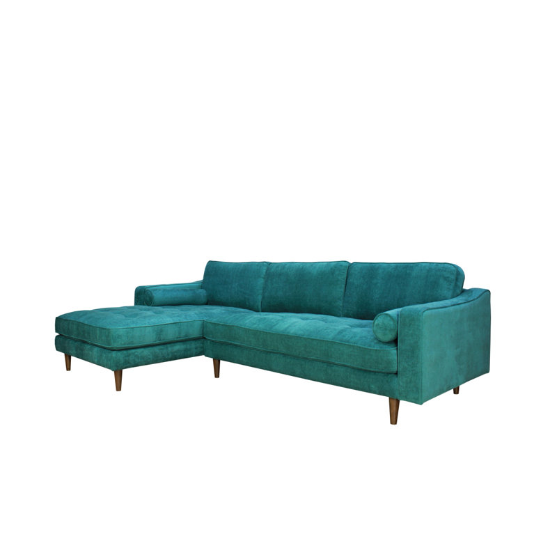 Canapé moderne ETERSON LAF TURQUOISE, Turquoise