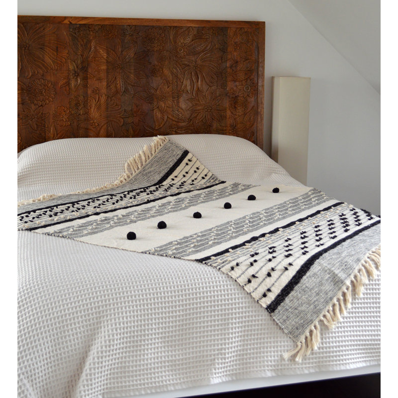 Bobble Textured Boho Throw