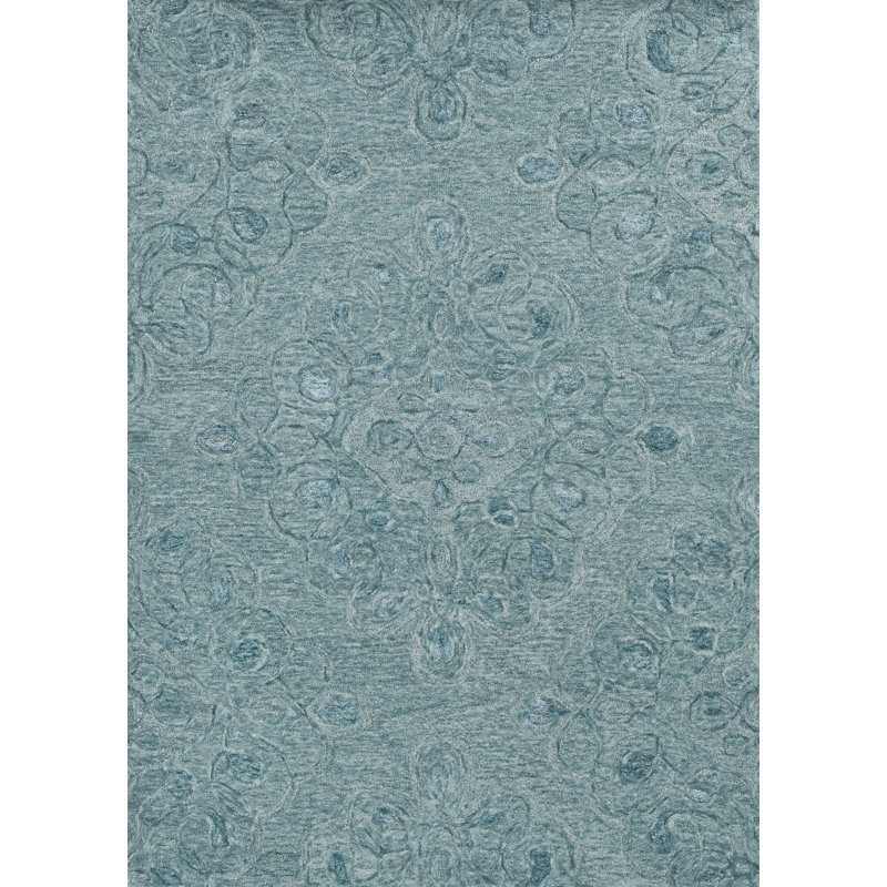 Tapis floral touffeté à la main Bodkin, Rectangle 3 pi 3 po x 5 pi 3 po