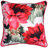 Floral Printed Pillow Covers Set of 4 with Zipper Closure for Christmas Home Decor & Gift 22 x 22 Inch