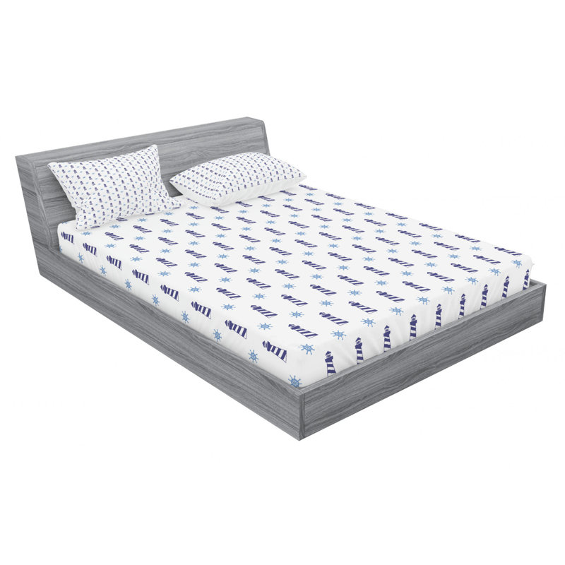 Microfiber Sheet Set, Queen Sheet Set + Fitted Sheet + 2 Pillowcases
