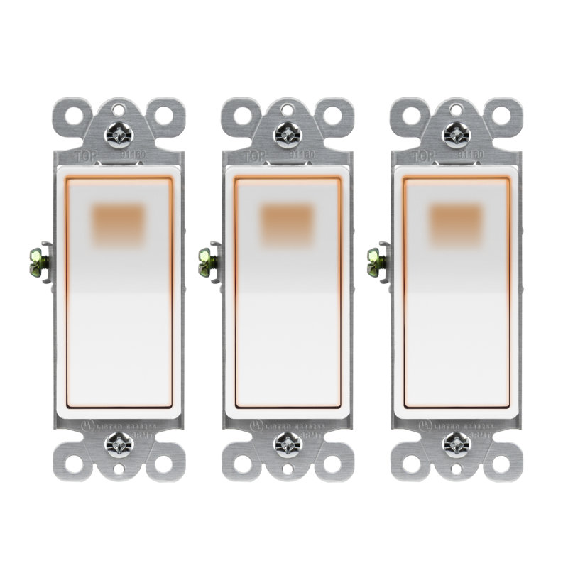 Enerlites 15-Amp Single Pole Toggle Light Switch