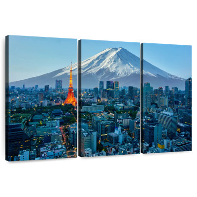 Sireci Mount Fuji Tokyo Cityscape