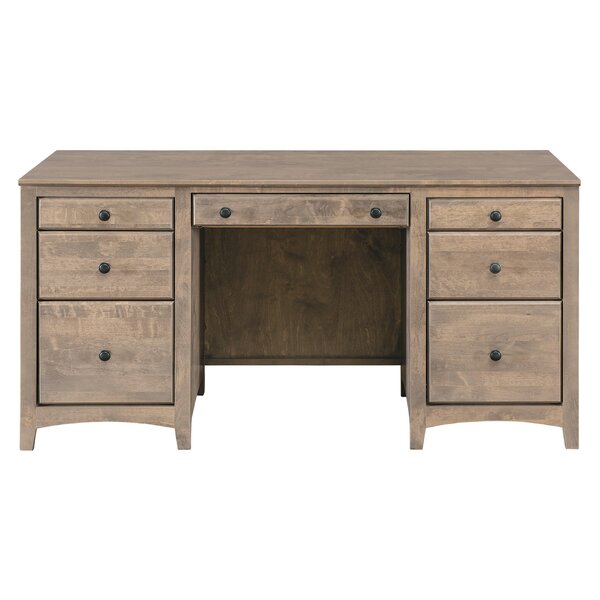 Foundry Select Malani Solid Wood Credenza Desk & Reviews | Wayfair