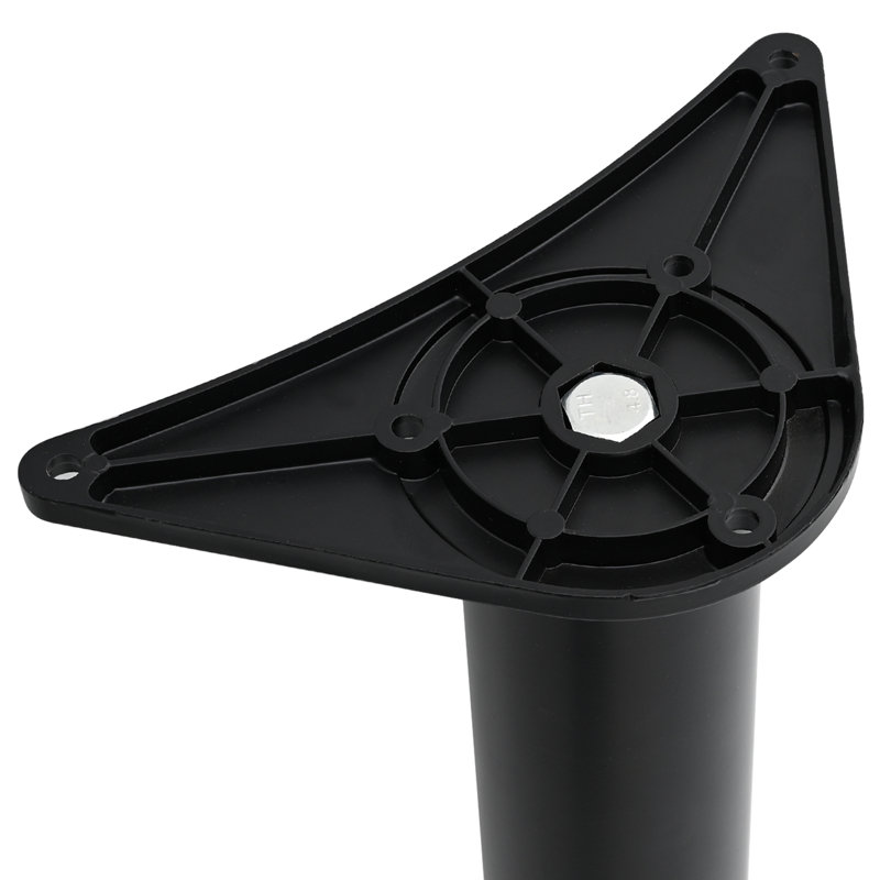 Table Leg, 28.3in H x 2.4in W x 2.4in D, Black