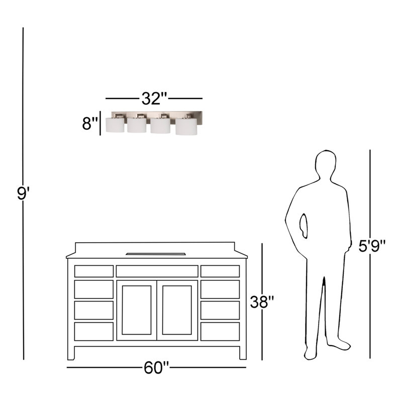 Newsom 4 - Light Vanity Light
