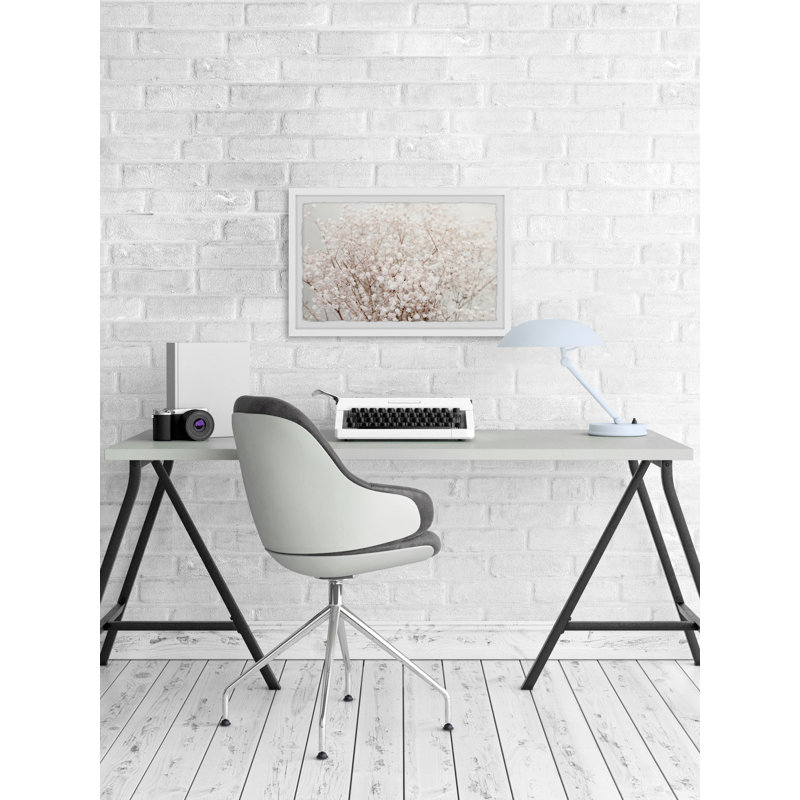 Cotton Bush - Single Picture Frame Painting, 20 cm H x 30 cm W