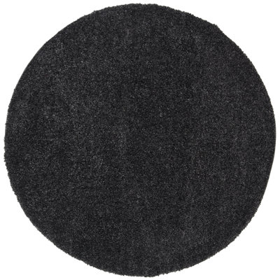 Clichy Solid Colour Shag Area Rug