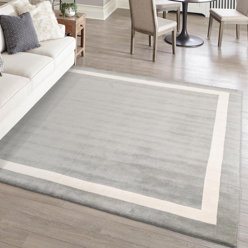 Tapis en laine naturel Jill Zarin Somerset, Carré 10 pi