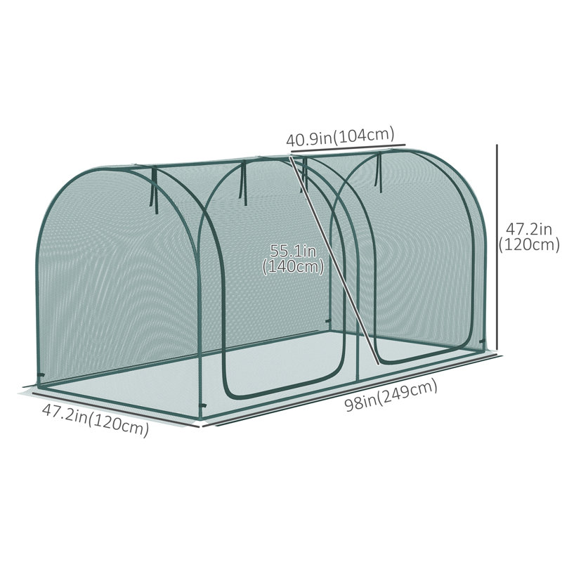 98" W x 47.2" D Mini Greenhouse