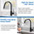 Single Handle Two Modes Pull-down Kitchen Faucet-104200655