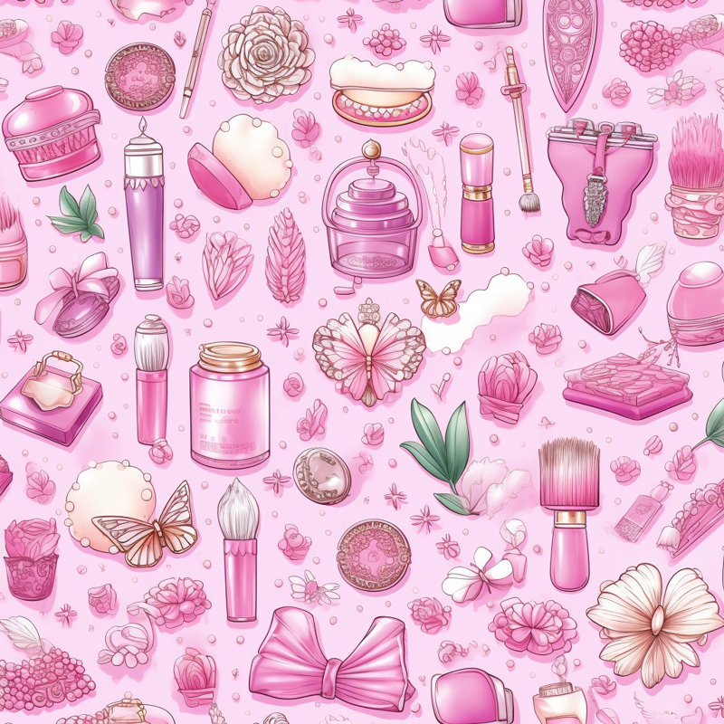 Rideau de douche féminin Girly - décoration de salle de bain à thème, H 93 po x l 70 po