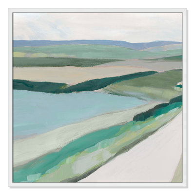 Wolfdale "Fields of Green I" Print by Ian C
