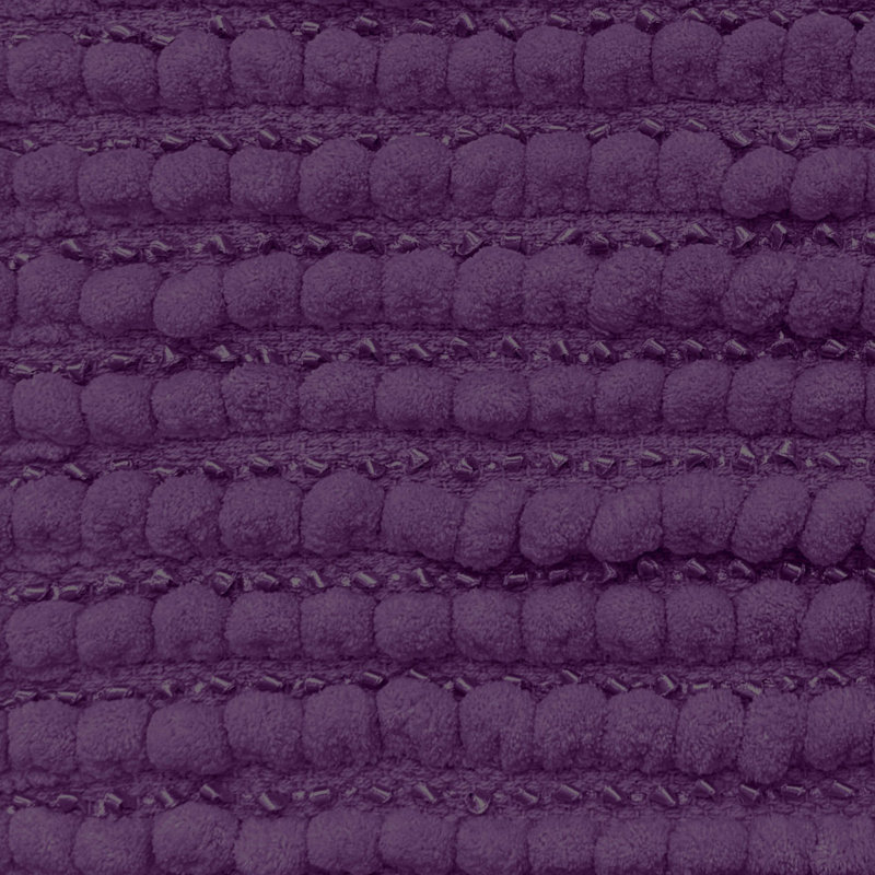 Moonya U-Shaped Bobble Pedestal Mat, Purple
