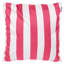 Indoor / Outdoor Striped Multi Square Throw Cushion