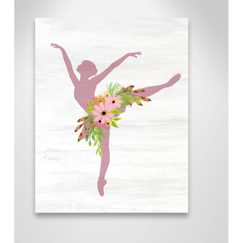 Ballet toute la journée 3, H 36,5 po x l 26,5 po x P 0,63 po, Toile