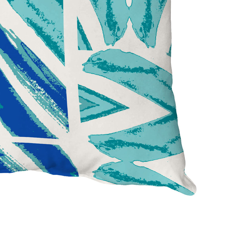 Housse et insert de coussin d'extérieur pour l'extérieur, 16" x 16", Bleu sarcelle
