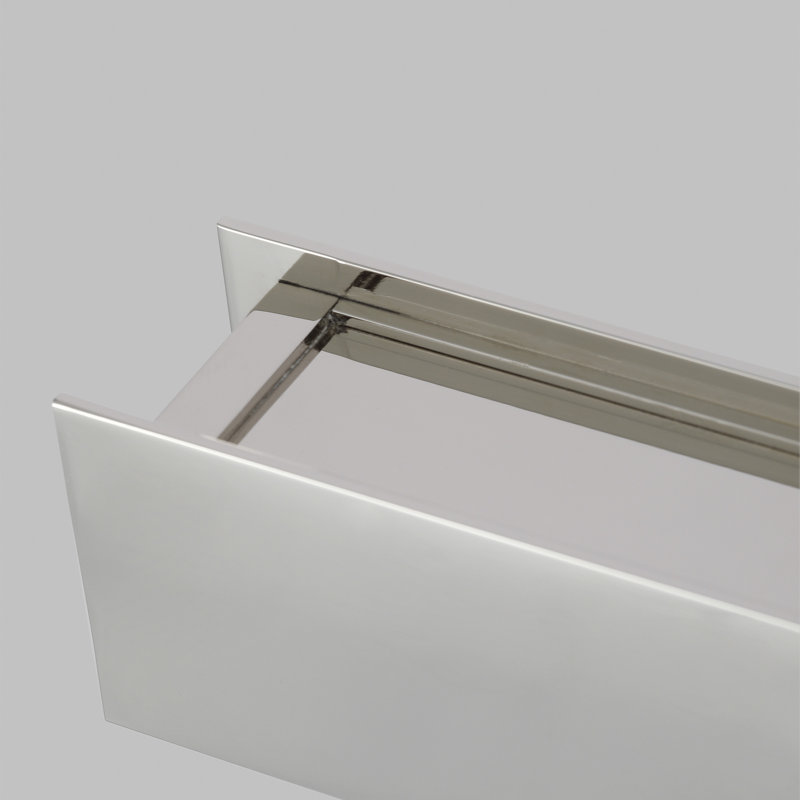 Bau Dimmable LED Wall Mounted Picture Light, Polished Nickel, 3" H x 24" W x 8" D