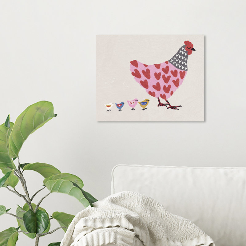 Mes poussins adorés par Wynwood Studio, H 16 po x l 20 po x P 0,8 po