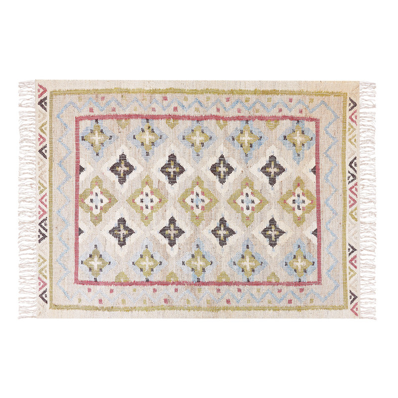Candius Geometric Hand Woven Area Rug, Rectangle 140 x 200cm