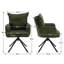 Buchhi Office Chair Chair Upholstered Armchair With High Backrest For Living Room, Dressing Room,Dining Room, Office(Set Of 3)-1031891669