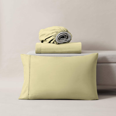 Hotel Collection Soft Breathable Bed Sheet Set with Deep Pocket Fitted Sheet