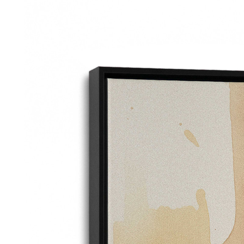 «Burnt Echoes I», reproduction sur toile, Cadre flottant noir satiné, H 18,75 po x l 12,75 po x P 1,75 po