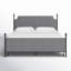 Lit standard tapissier en métal Olague-729343345-684126677