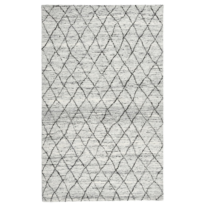 Tapis rectangulaire en laine avec envers antidérapant, Rectangle 2 pi x 3 pi