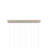 Virtu 15 - Light Cupertino/Painted Silver Pendant