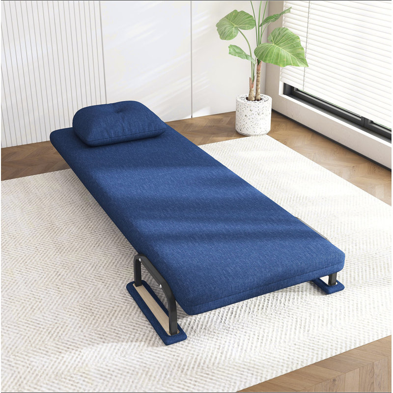 Fauteuil convertible 3-en-1 pliant pour canapé-lit - Dossier réglable à 5 positions avec coussin, canapé-lit peu encombrant pour le salon, la chambre à coucher et le bureau