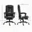 Fauteuil de massage vibrant 7 points à haut dossier inclinable avec support lombaire à hauteur réglable