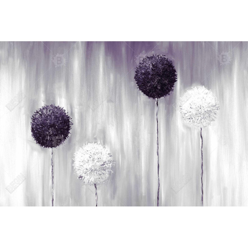 " Purple Allium Flowers "