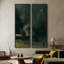 «Vintage Landscape Wall Art», ensemble de 2 toiles encadrées 20 x 60 pouces-410839314