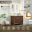 Meuble-lavabo simple 42 po avec miroir Lala-153647428