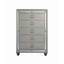 Commode argentée CHLOE GEMSTONE