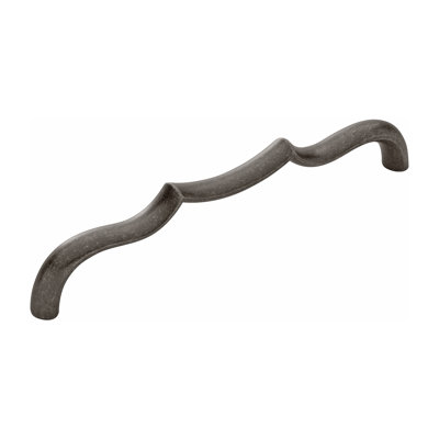 Trellis Collection Handle Pull - 6-5/16" Center to Center Cabinet Pull Black Nickel Vibed - Traditional Hardware for Drawers & Cabinets