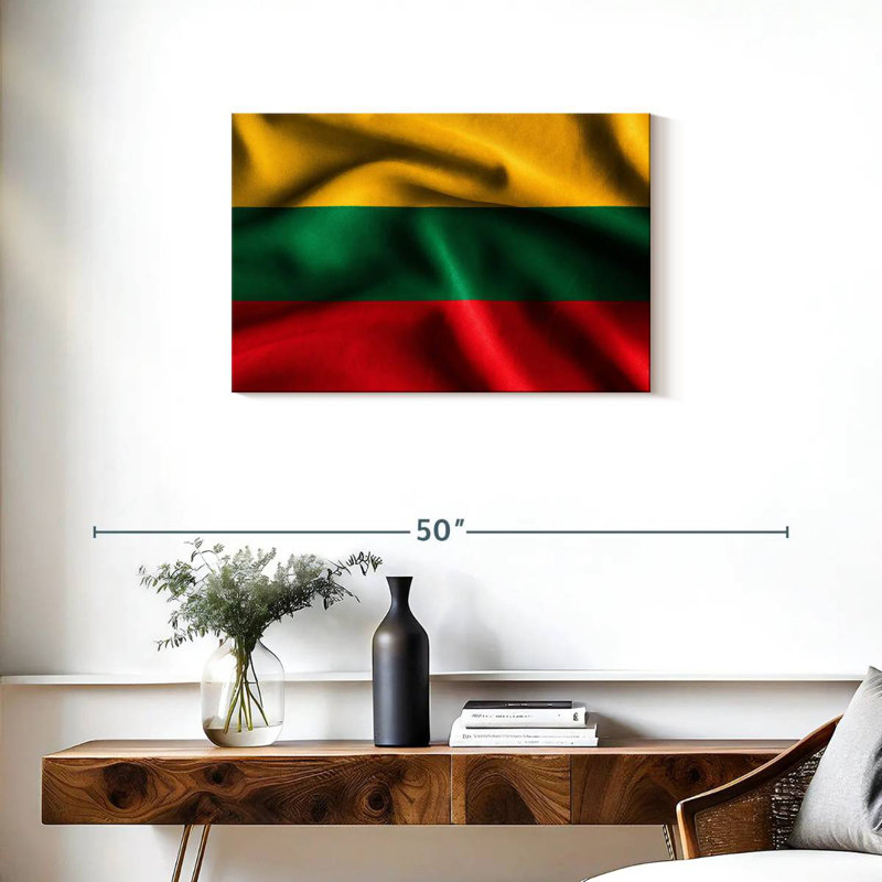 Drapeau de la Lituanie, H 20 po x l 30 po