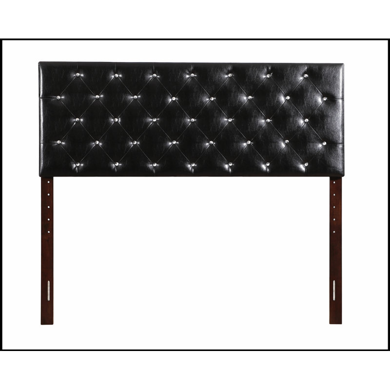 Cadre de lit moderne avec tête de lit, durable et élégant pour une chambre à coucher confortable et élégante, Noir