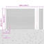 150cm H x 2500cm W Steel Border Fencing