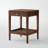 19"H Low & Narrow Assembled Solid Oak Nightstand with Drawer & Shelf-1087901149-1087901148