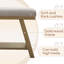 Hahnville 45.3" W Polyester Upholstered Storage Bench-853705370
