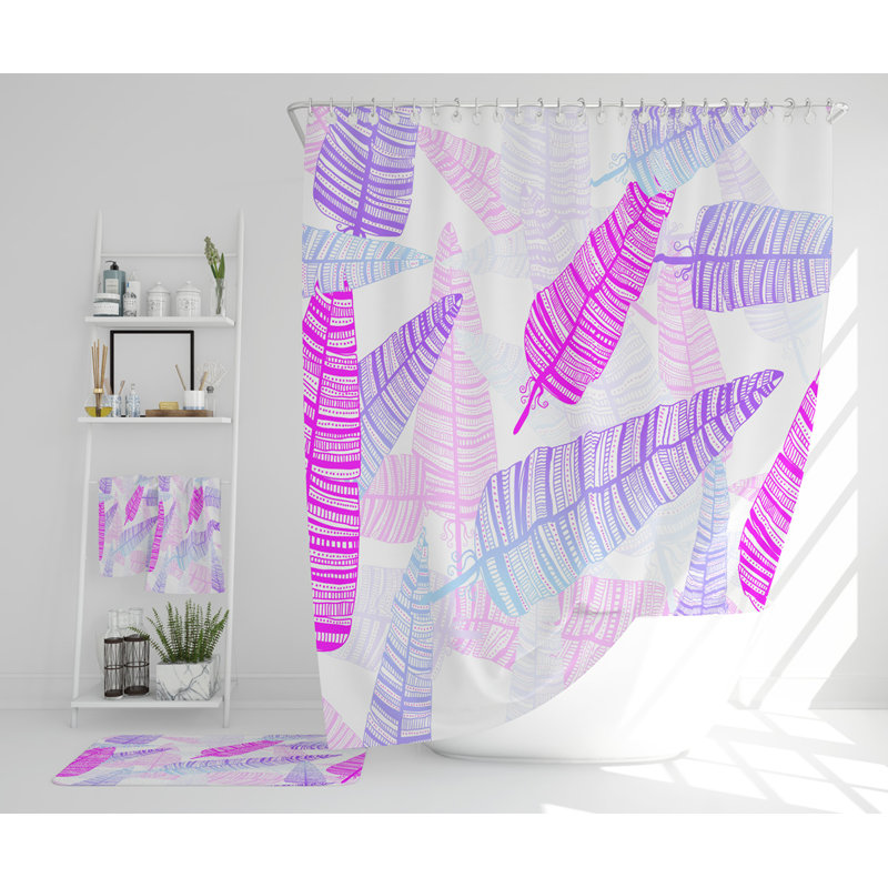 Netzach Polyester Shower Curtain Set