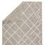 Wool Geometric Area Rug in Gray-441397820