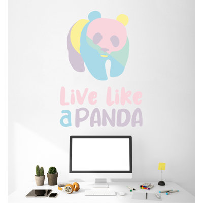 Autocollant «Live Like a PandaWall»