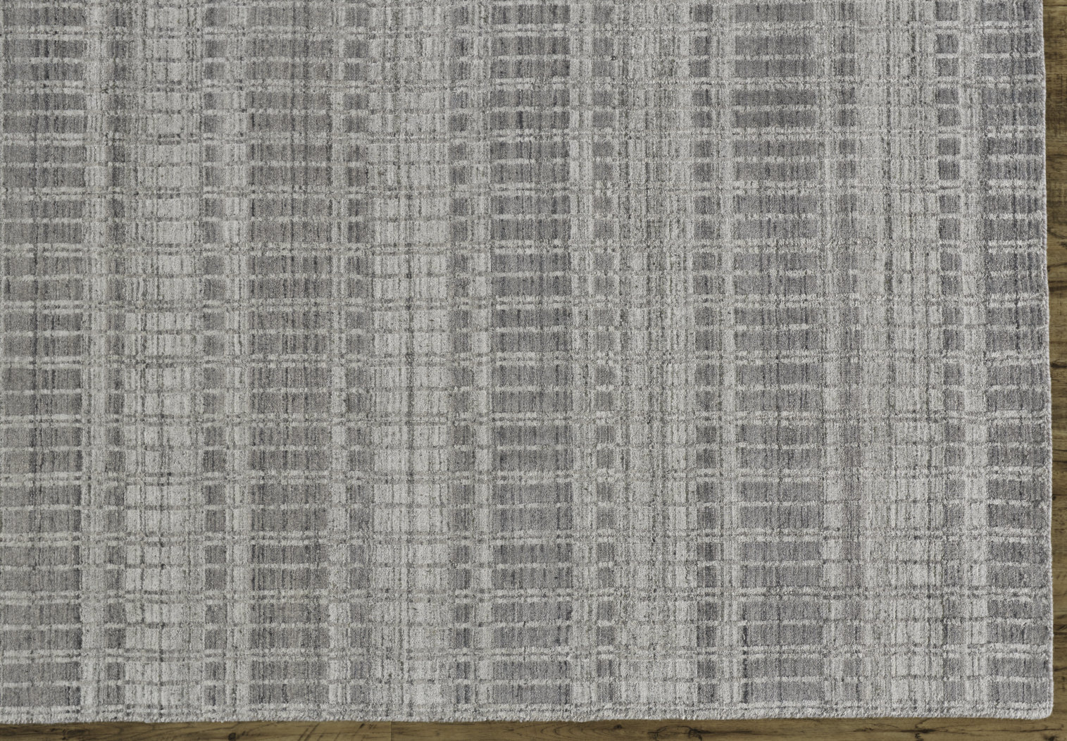 Adriann Gray Hand-Woven Geometric Rug, Rectangle 3'6" x 5'6"
