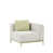 White Cushion/Green Frame selected