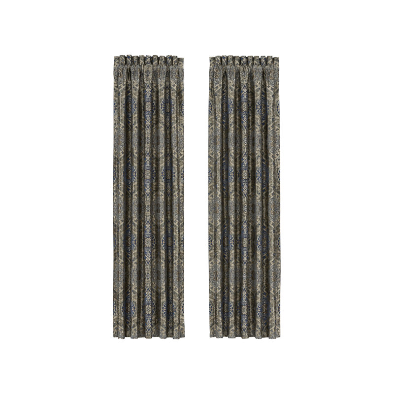 Weston - Blue 84" Window Panel Pair