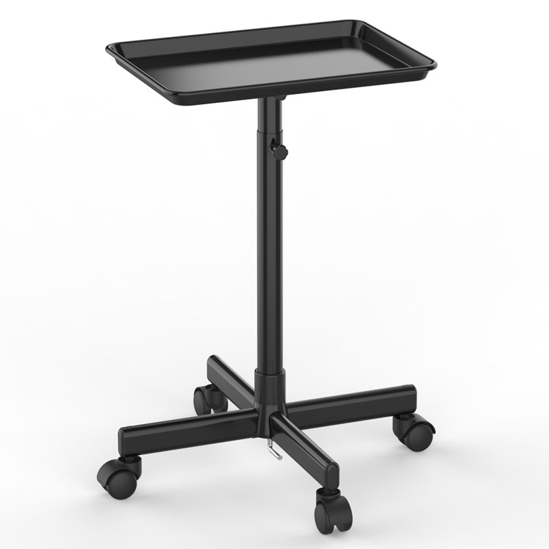 42"H X 18" W Utility Cart With Wheels, Black